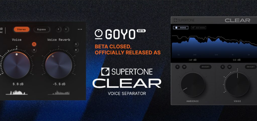 噪音回音消除 – Supertone Inc GOYO 0.9.4 Beta WIN-乐声音频-资源网