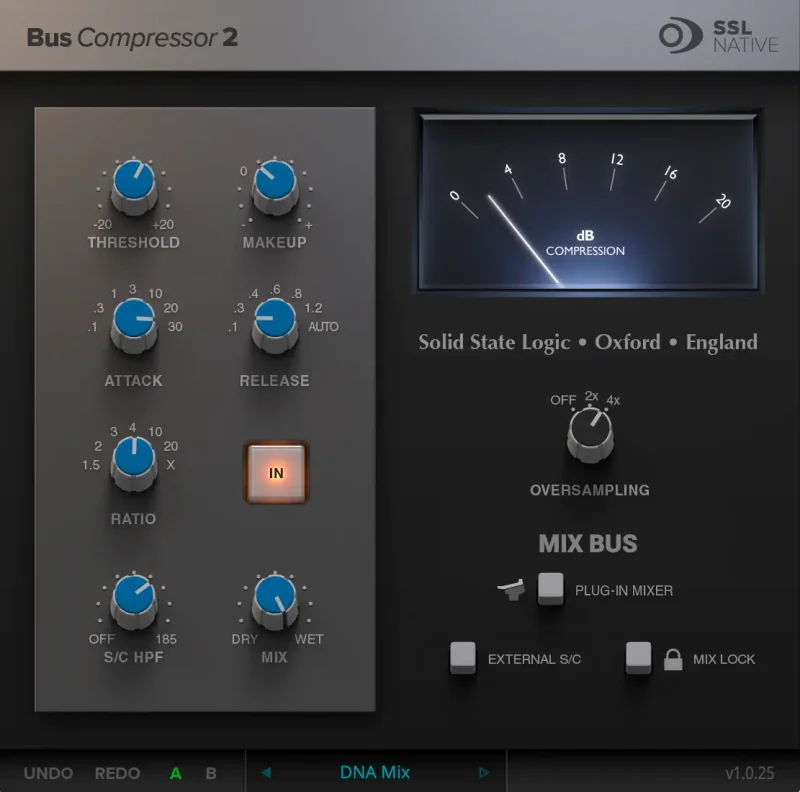 模拟压缩器 – Solid State Logic SSL Native Bus Compressor 2 v1.0.55 WiN-乐声音频-资源网