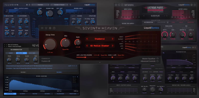 第七天堂混响专业版全家桶 – LiquidSonics 5 in 1 Power Bundle 5合1+安装教程 [Win]-乐声音频-资源网