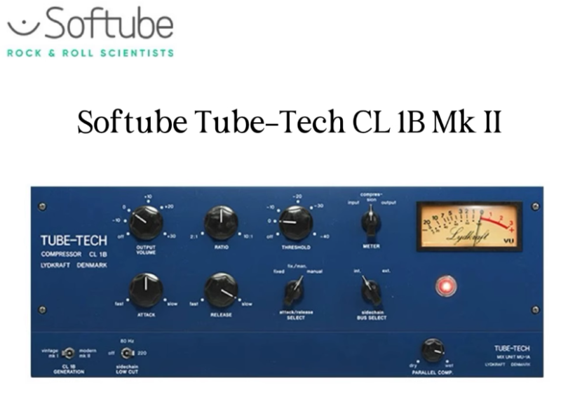 压缩器 – Softube Tube-Tech CL 1B Mk II v2.5.9 [WiN]-乐声音频-资源网