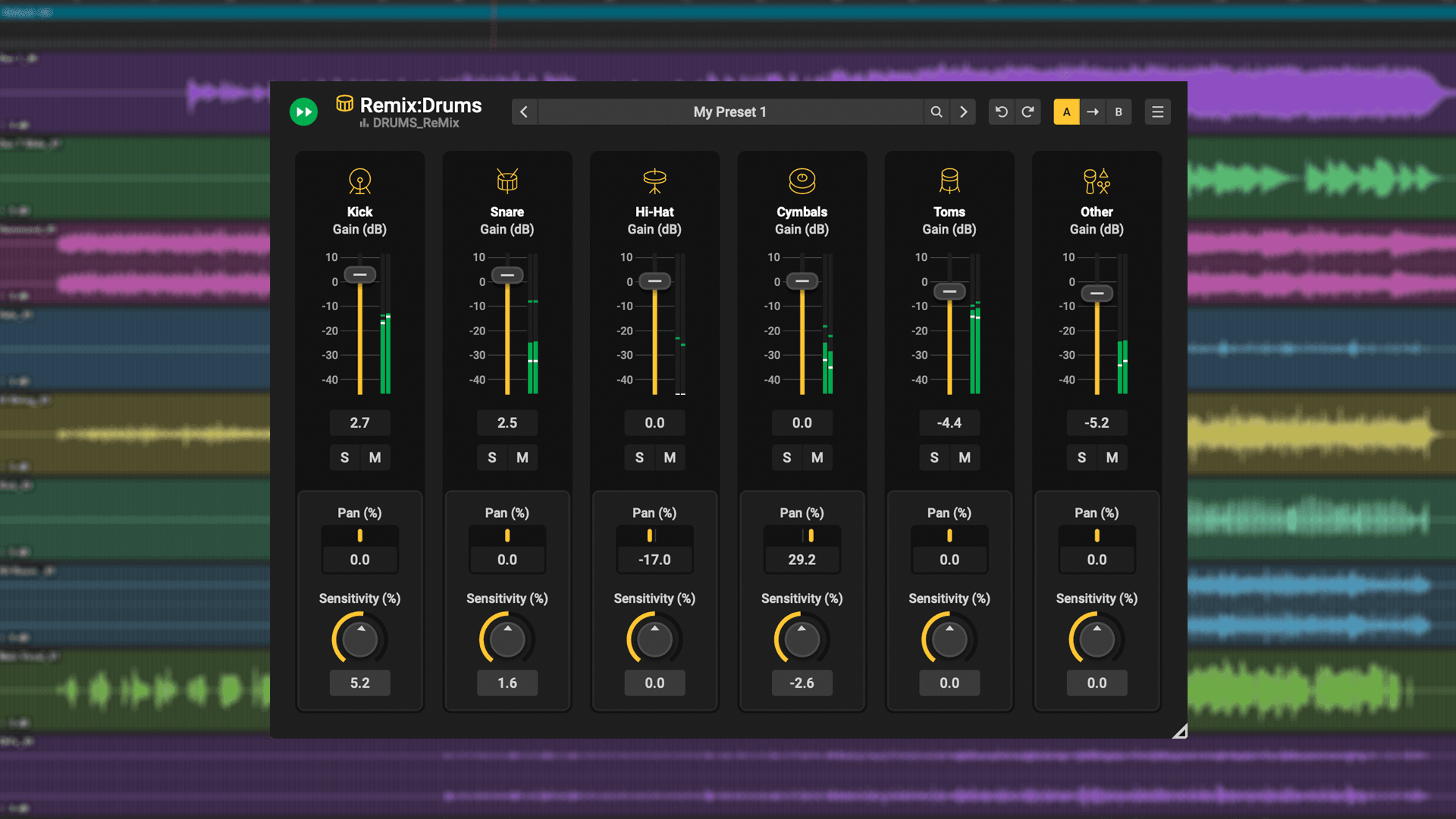 实时鼓干分离插件 Acon Digital Remix Drums v1.0.1 MacOS-乐声音频-资源网