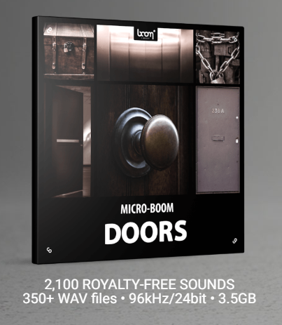 门音效库 – Boom Library Doors WAV-2,23 GB-已翻译中文-乐声音频-资源网
