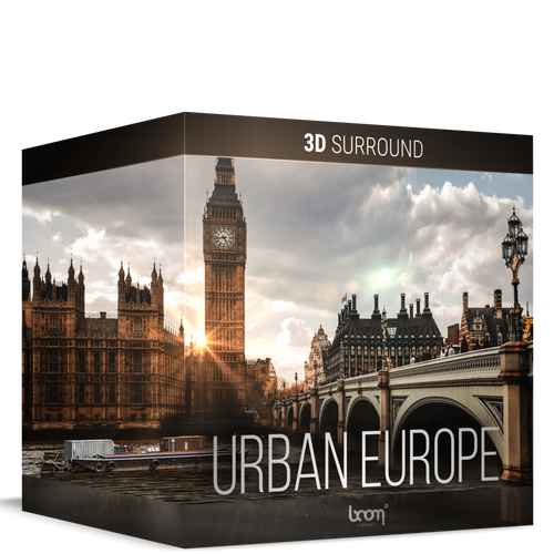 欧洲城市3D环绕声音效 – Boom Library Urban Europe 3D [WAV]-乐声音频-资源网