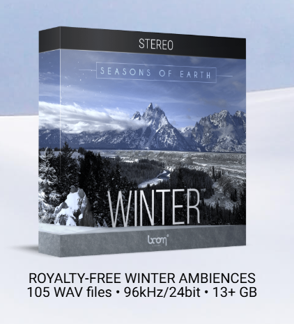 四季地球-冬季音效 – Boom Library Seasons Of Earth – Winter Stereo Edition WAV 24-bit / 96 kHz – 11,04 GB-乐声音频-资源网