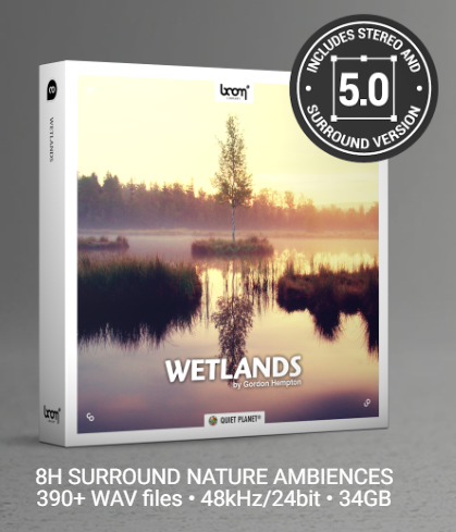 湿地环境音效 – Boom Library Wetlands Stereo Edittion WAV-7,53 GB-乐声音频-资源网