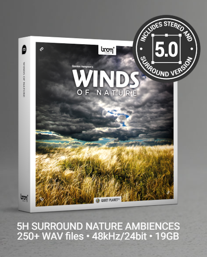 终极风声音效库 – Boom Library Winds Of Nature Surround Edition WAV 24-bit / 48 kHz – 11,1 GB-乐声音频-资源网