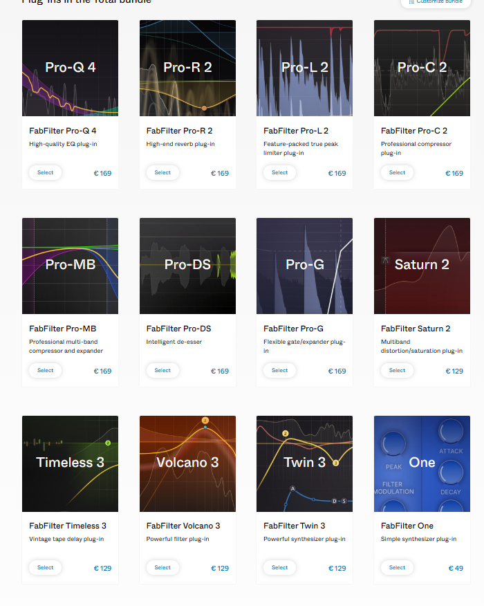 正版FabFilter全套资源-不包含新版Q4-乐声音频-资源网