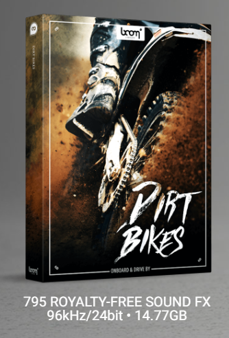 越野摩托车音效 – Boom Library Dirt Bikes WAV-9,23 GB 已翻译中文-乐声音频-资源网