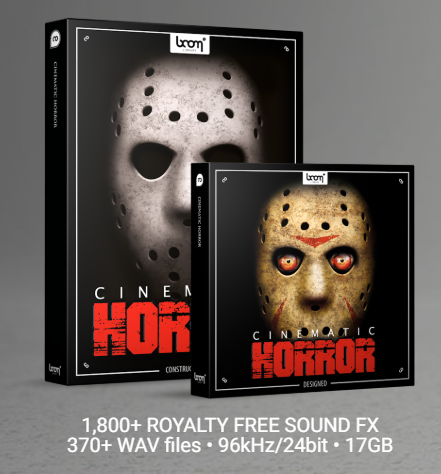 恐怖惊悚氛围音景音效素材 – Boom Library Cinematic Horror Bundle WAV-8.7 Gb 已翻译中文-乐声音频-资源网