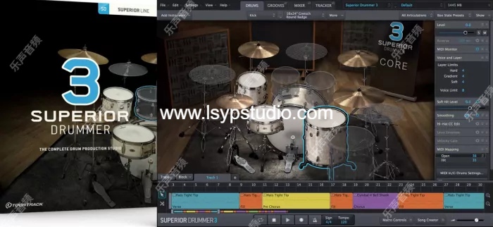 图片[1]-Toontrack – Superior Drummer 3.4.2 for WiN+MAC-乐声音频-资源网