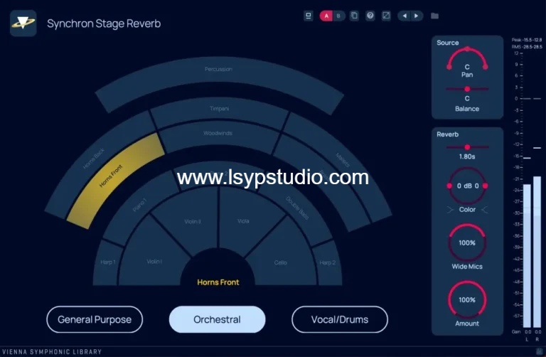 图片[1]-VSL – Synchron Stage Reverb v1.1.644 for WiN-乐声音频-资源网