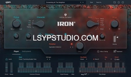 图片[1]-摇滚吉他 uJAM Virtual Guitarist IRON 2 v2.3.1 [WiN]-乐声音频-资源网