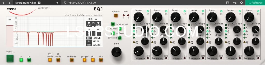 图片[1]-EQ效果器 – Softube Weiss EQ1 v2.5.12 WIN-乐声音频-资源网