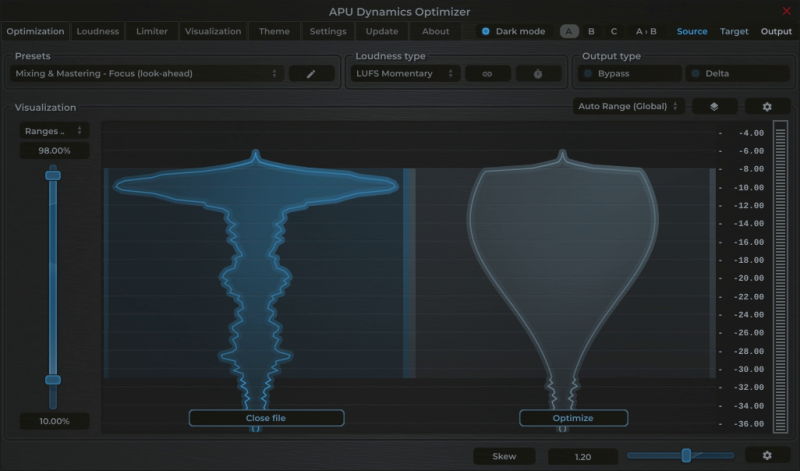 动态优化器 APU Software APU Dynamics Optimizer v4.6.1 [WiN, MacOSX]-乐声音频-资源网