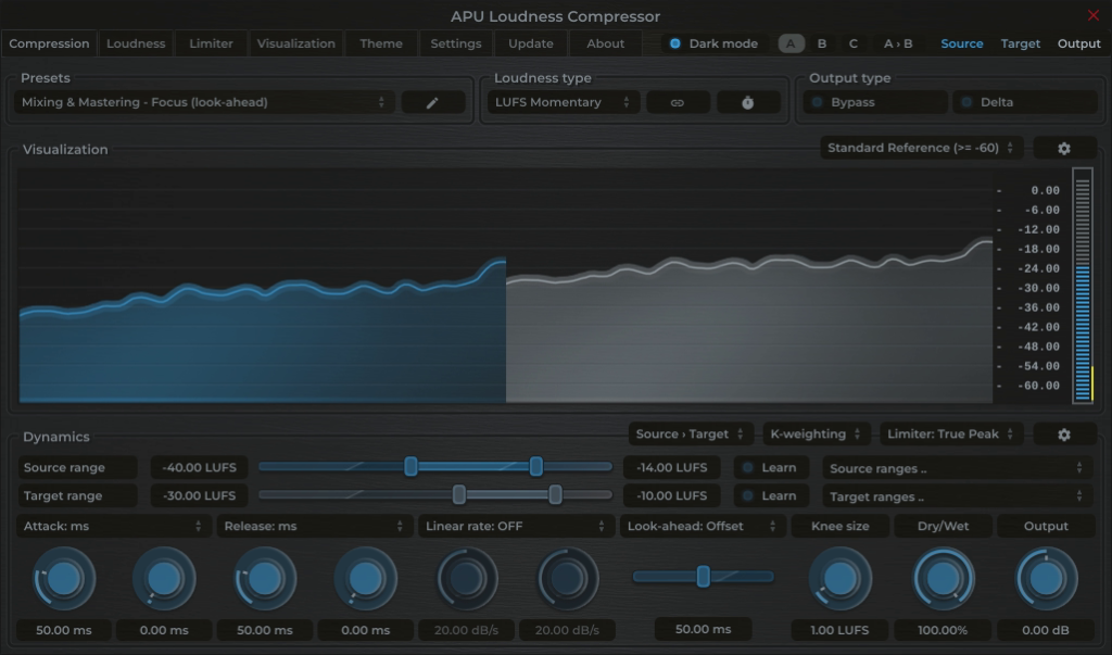图片[1]-实时等响度滤波器 APU Software Loudness Contour v4.6.1 [WiN, MacOSX]-乐声音频-资源网