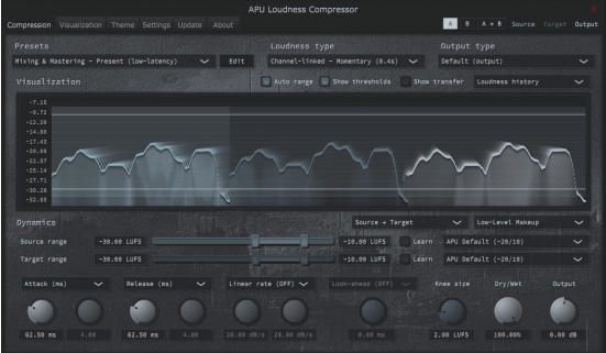 响度压缩器 APU Software APU Loudness Compressor v4.6.1 [WiN, MacOSX]-乐声音频-资源网