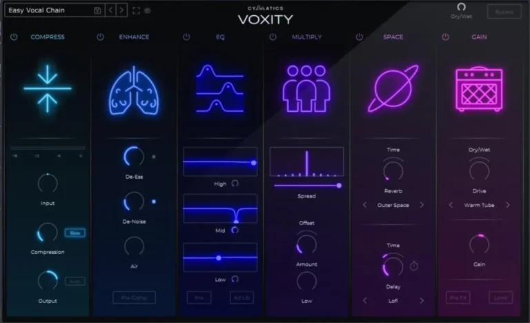 Cymatics – VOXITY Vocal Mixing Plugin v1.0.0 for WiN-乐声音频-资源网