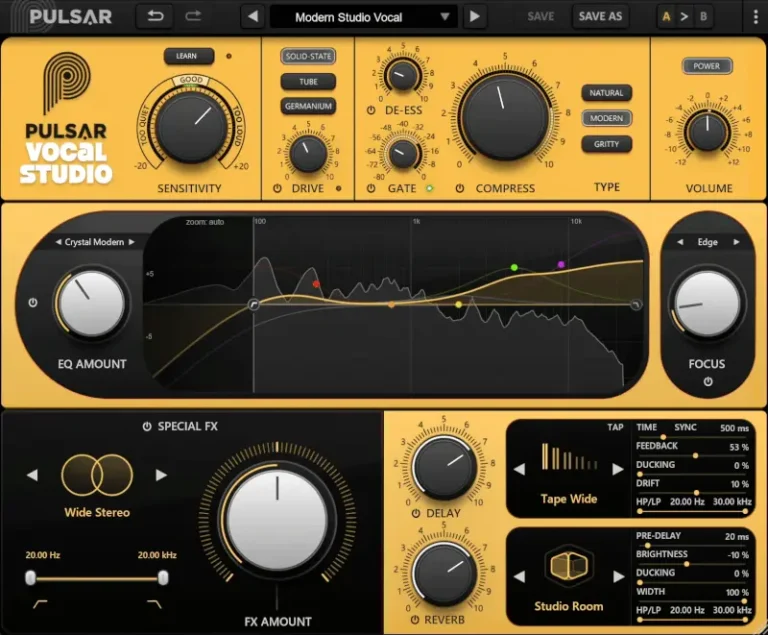 Pulsar Audio – Vocal Studio v1.0.17 for WiN-乐声音频-资源网