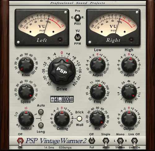 PSPaudioware – PSP VintageWarmer2 v2.10.6 for WiN-乐声音频-资源网