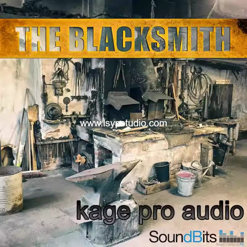 铁匠金属音效包 – SoundBits The Blacksmith WAV已翻译中文-乐声音频-资源网