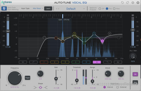 人声均衡器 – Antares Auto-Tune Vocal EQ v1.0.0 WIN-乐声音频-资源网