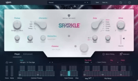 虚拟吉他手 UJAM Virtual Guitarist SPARKLE 2 v2.4.1 [WiN]-乐声音频-资源网