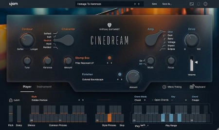 影视氛围吉他 UJAM Virtual Guitarist CINEDREAM v1.0.1 [WiN]-乐声音频-资源网