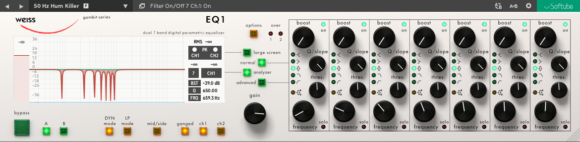 EQ效果器 – Softube Weiss EQ1 v2.5.12 WIN-乐声音频-资源网