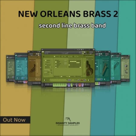 新奥尔良铜管乐 Insanity Samples New Orleans Brass 2 v1.0.2 [KONTAKT]-乐声音频-资源网