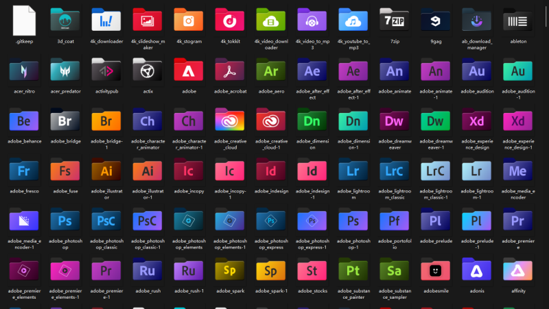 电脑图标修改—Folder11-Ico-main-乐声音频-资源网