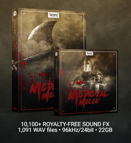 中世纪战斗类音效 – Boom Library Medieval Melee Construction Kit WAV-12.53GB 已翻译中文-乐声音频-资源网
