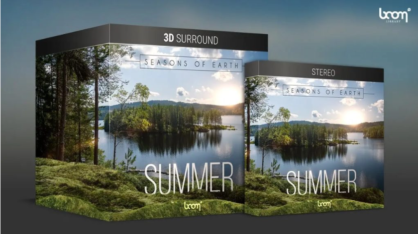 夏季3D音效 – Boom Library Seasons Of Earth Summer 3D Surround Stereo WAV, 24 位 96 kHz 立体声-75.1 GB-乐声音频-资源网