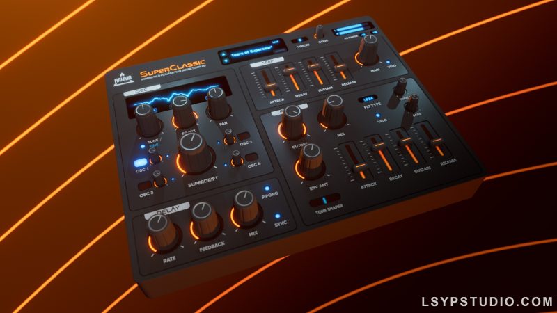 合成器插件Hahmo DSP SuperClassic v1.1.4 [MacOSX]-乐声音频-资源网