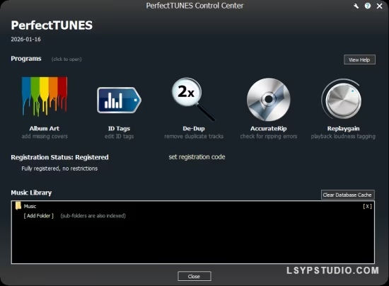 全功能音频管理软件 PerfectTUNES 2026-01-16 Win/MacOS-乐声音频-资源网