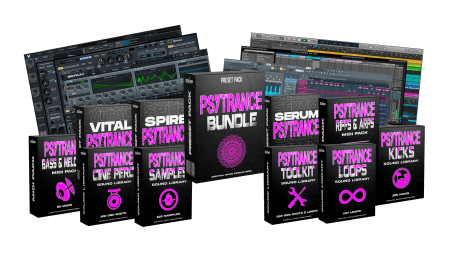 电子音乐Esential Music Productions Psytrance Bundle [WAV, MiDi, Synth Presets]-乐声音频-资源网