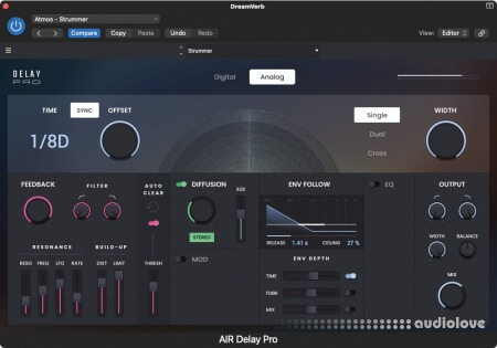 延迟插件AIR Music Technology AIR Delay Pro v1.2.0.5 [MacOSX]-乐声音频-资源网