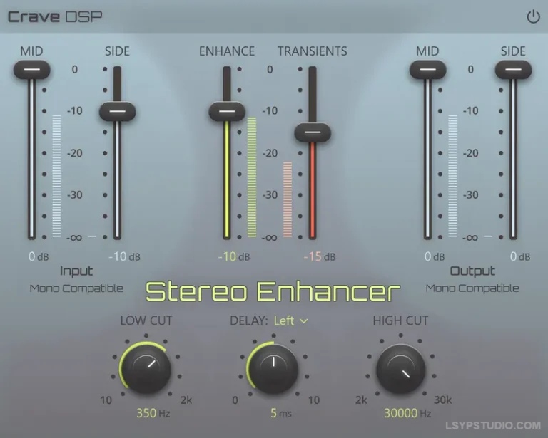 立体声加宽器Crave DSP – Stereo Enhancer v1.0.9 for WiN-乐声音频-资源网