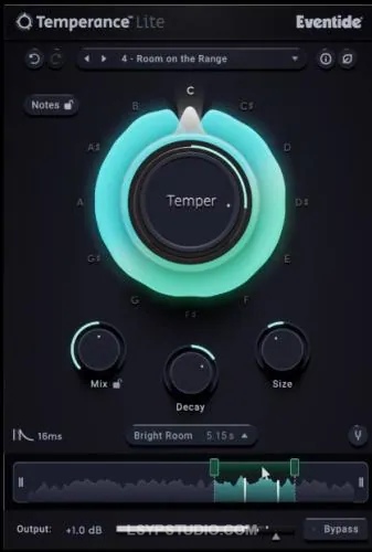 混响技术Eventide – Temperance Lite v1.0.1 for WiN-乐声音频-资源网