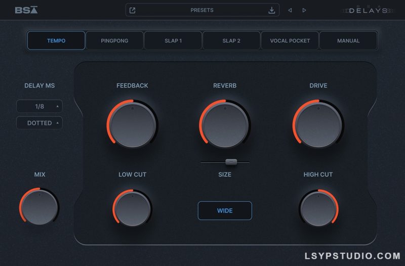 延迟插件Black Salt Audio BSA Delays v1.0.12 [WiN]-乐声音频-资源网