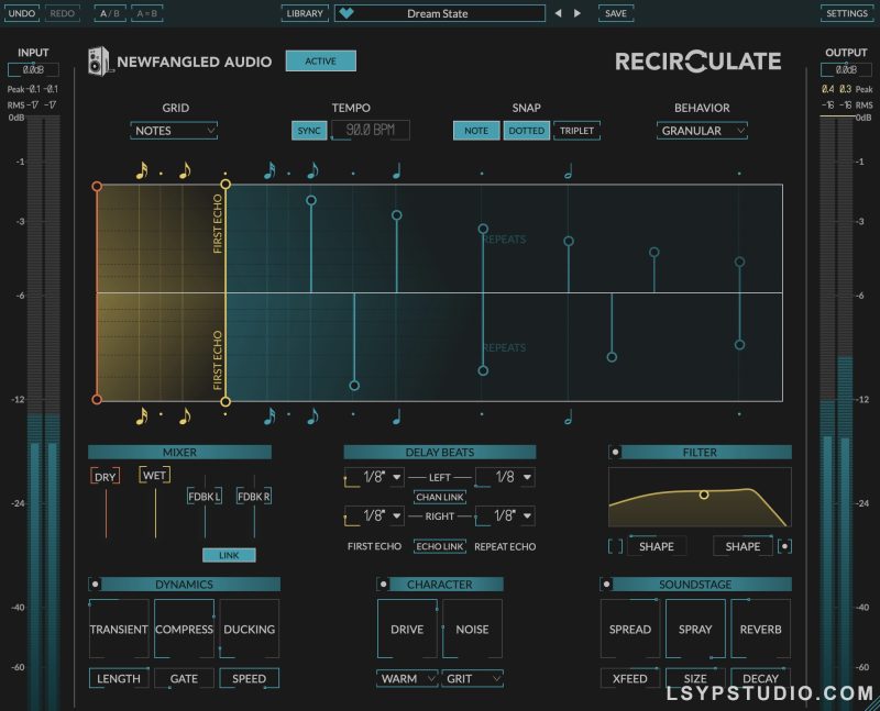 延迟插件Newfangled Audio Recirculate v1.2.0 [WiN]-乐声音频-资源网