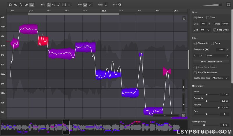 人声矫正修音工具DoublePi Vovious v1.0.9 [WiN, MacOSX]-乐声音频-资源网