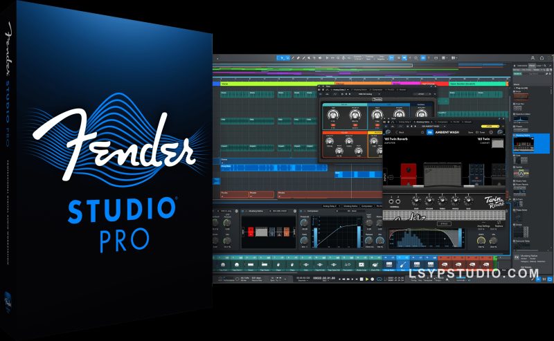 正式版Fender Studio Pro 8 v8.0.0 [WiN]附安装教程-乐声音频-资源网