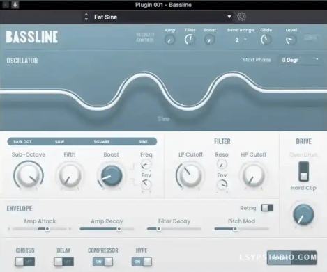 复古合成器AIR Music Technology Bassline v1.2.1.14 [MacOSX]-乐声音频-资源网