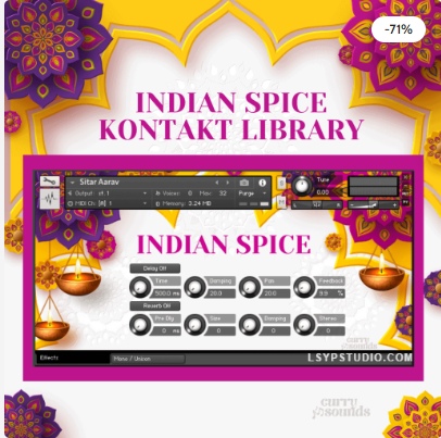 印度风情Sonic Market Indian Spice [KONTAKT]-乐声音频-资源网
