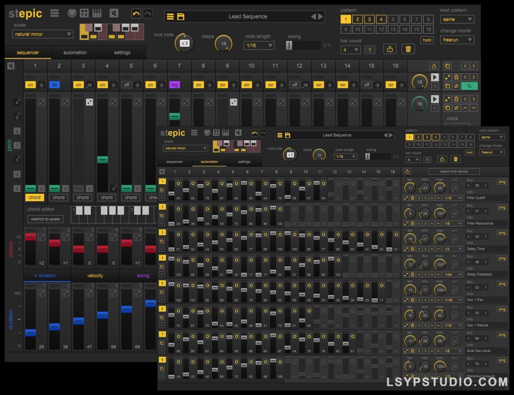 图片[1]-复音步进音序器Devicemeister StepicVST and Stepic MAX4Live v1.6.0 [WiN]-乐声音频-资源网