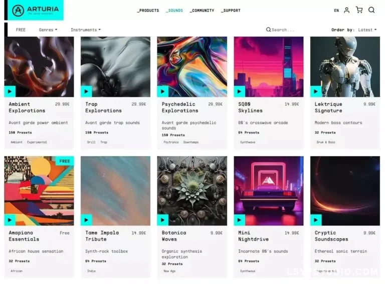 Arturia – Pigments Sound Banks Bundle v2025.12-乐声音频-资源网