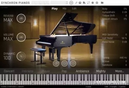 维也纳交响乐库Vienna Symphonic Library Vienna Synchron Piano Player v1.3.1542 Incl Emulator [WiN]-乐声音频-资源网