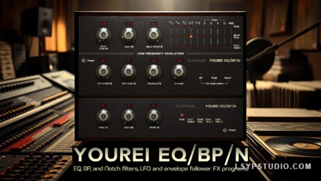 陷波滤波器（+调制效果）Cupwise YouRei EQ BP and Notch Filters (+modulation FX) V2 [Nebula]-乐声音频-资源网