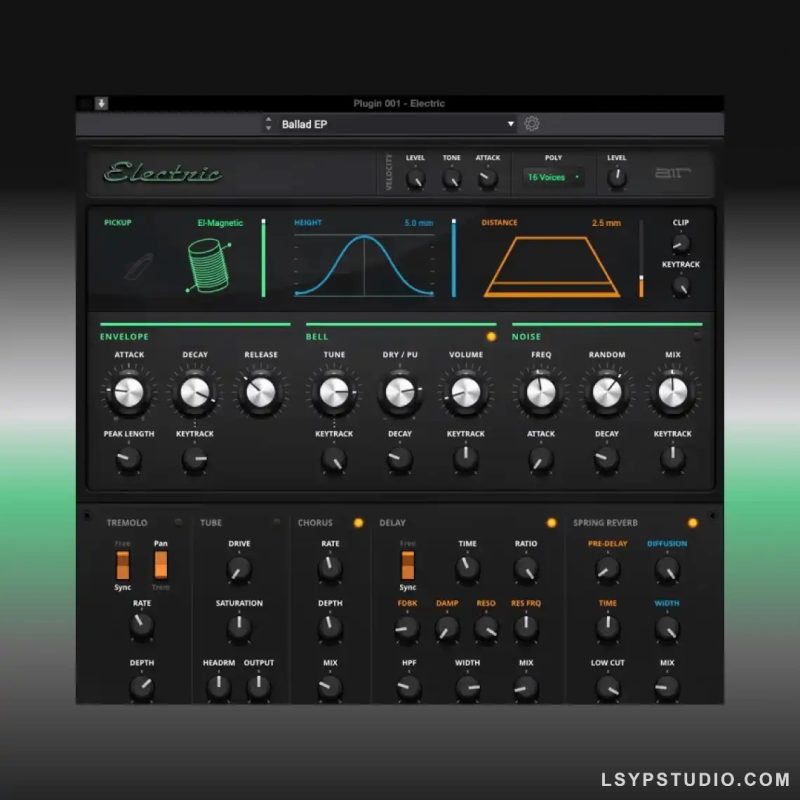 顶级的虚拟电钢琴插件AIR Music Technology Electric v1.2.1.14 [MacOSX]-乐声音频-资源网