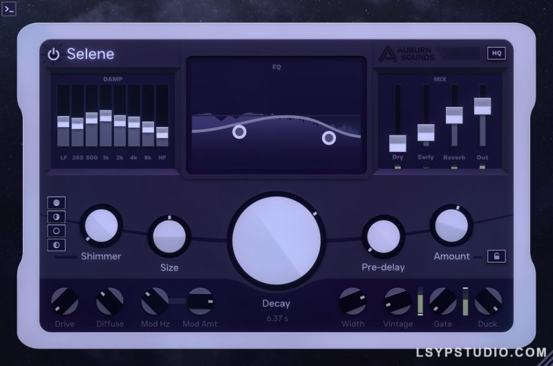算法混响器Auburn Sounds Selene v1.0.0 [WiN, MacOSX]-乐声音频-资源网